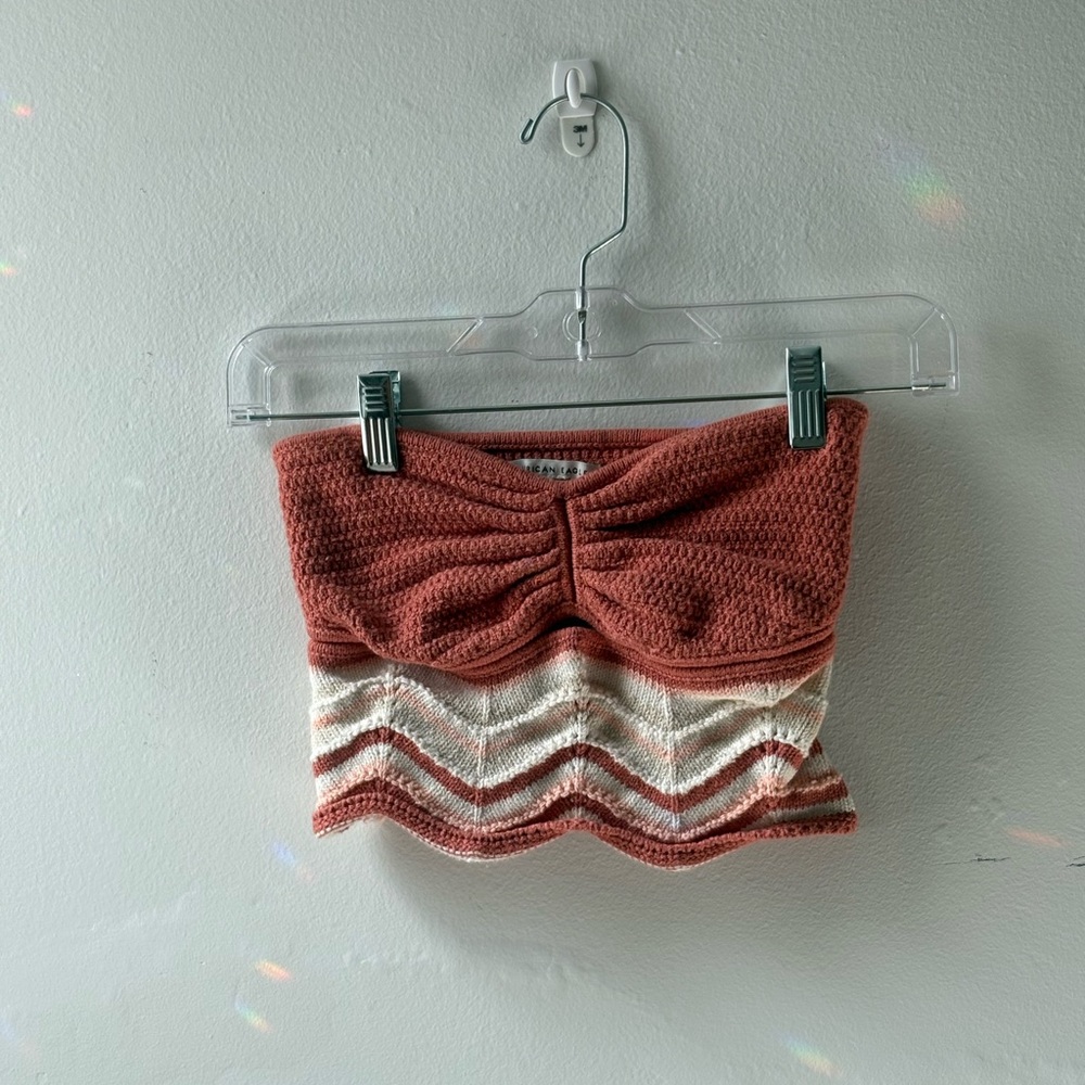 American Eagle Outfitters Terracotta Knit Top